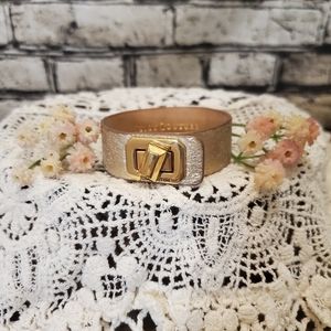Juicy Couture Gold Leather bracelet